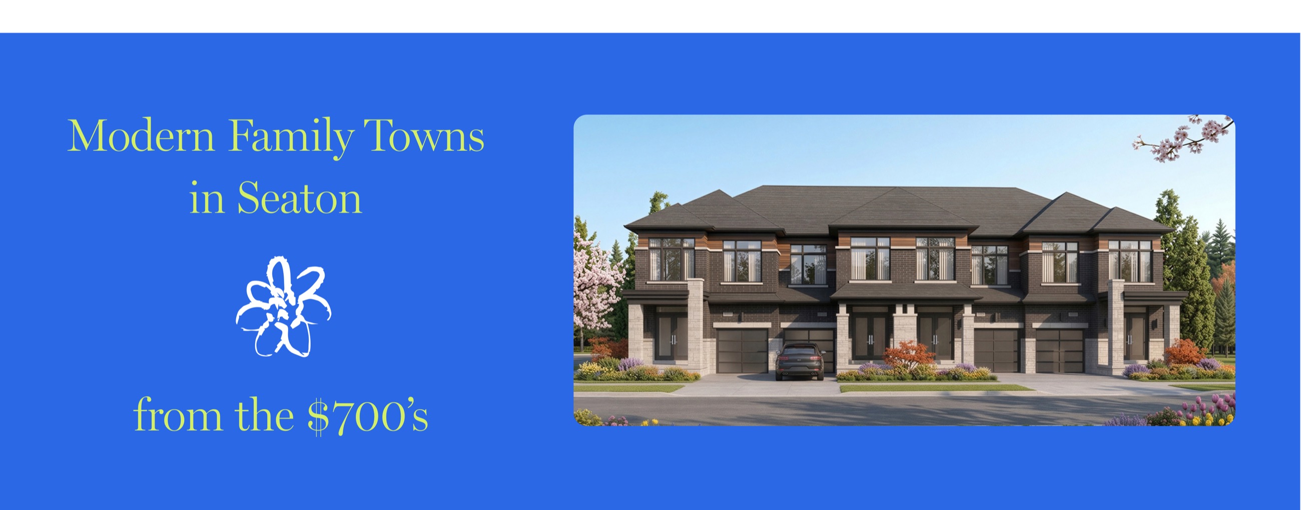 Modern Family Towns in Seaton from the $700's